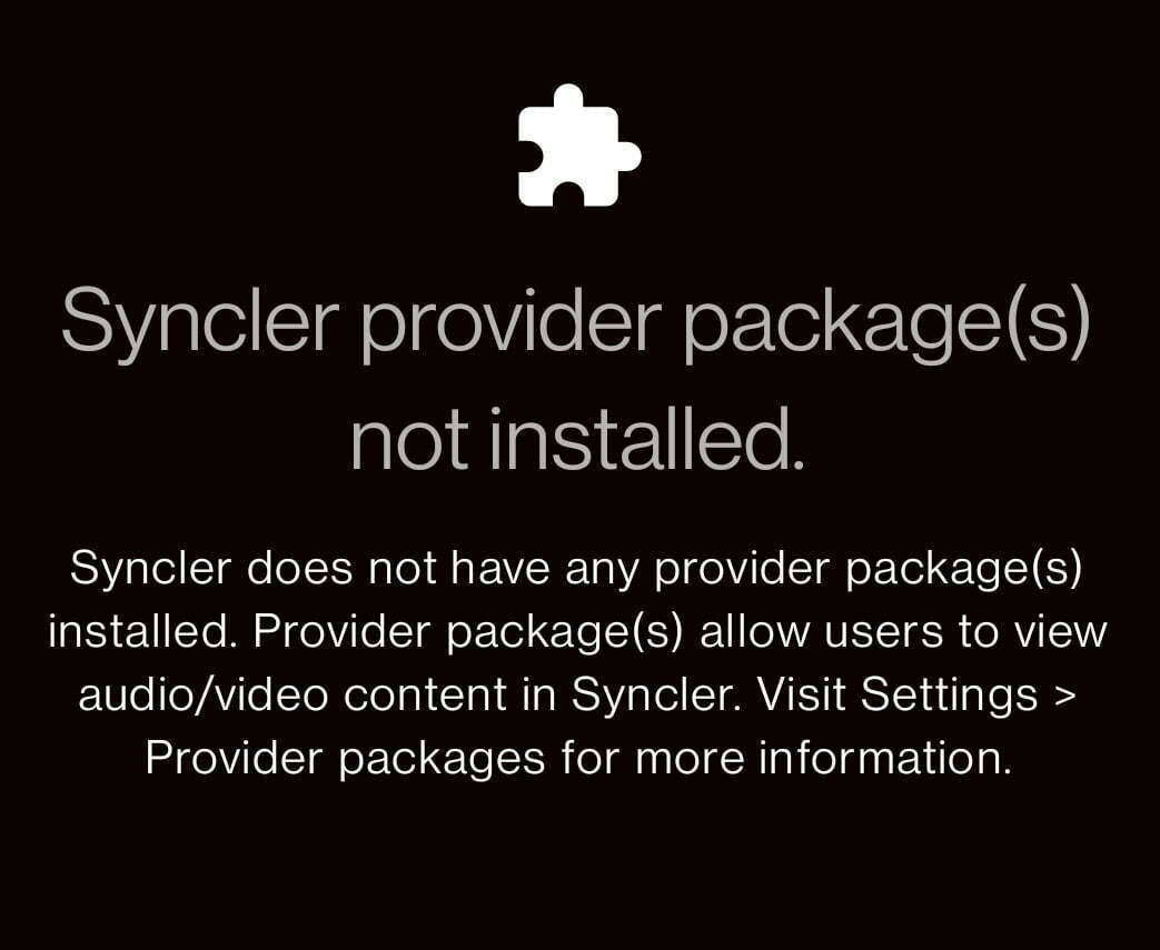 syncler packages